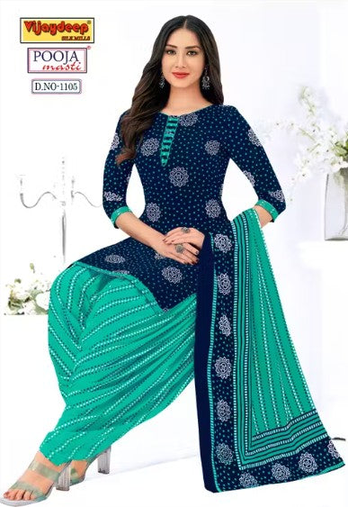 Women's Printed Crepe Suits & Dress Materials with Dupatta