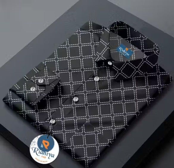 Men Checked Regular Fit Shirt with Patch Pocket