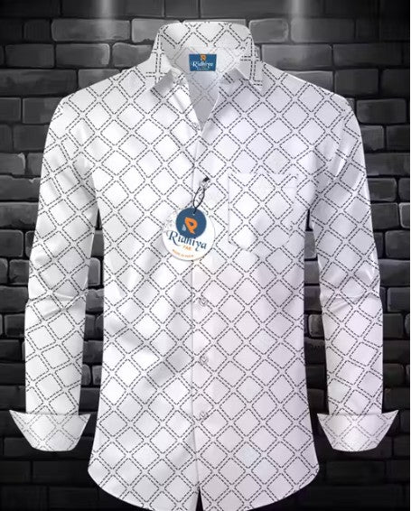 Men Checked Regular Fit Shirt with Patch Pocket