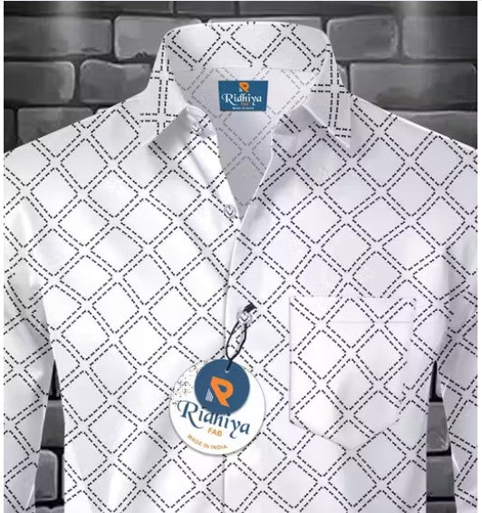 Men Checked Regular Fit Shirt with Patch Pocket